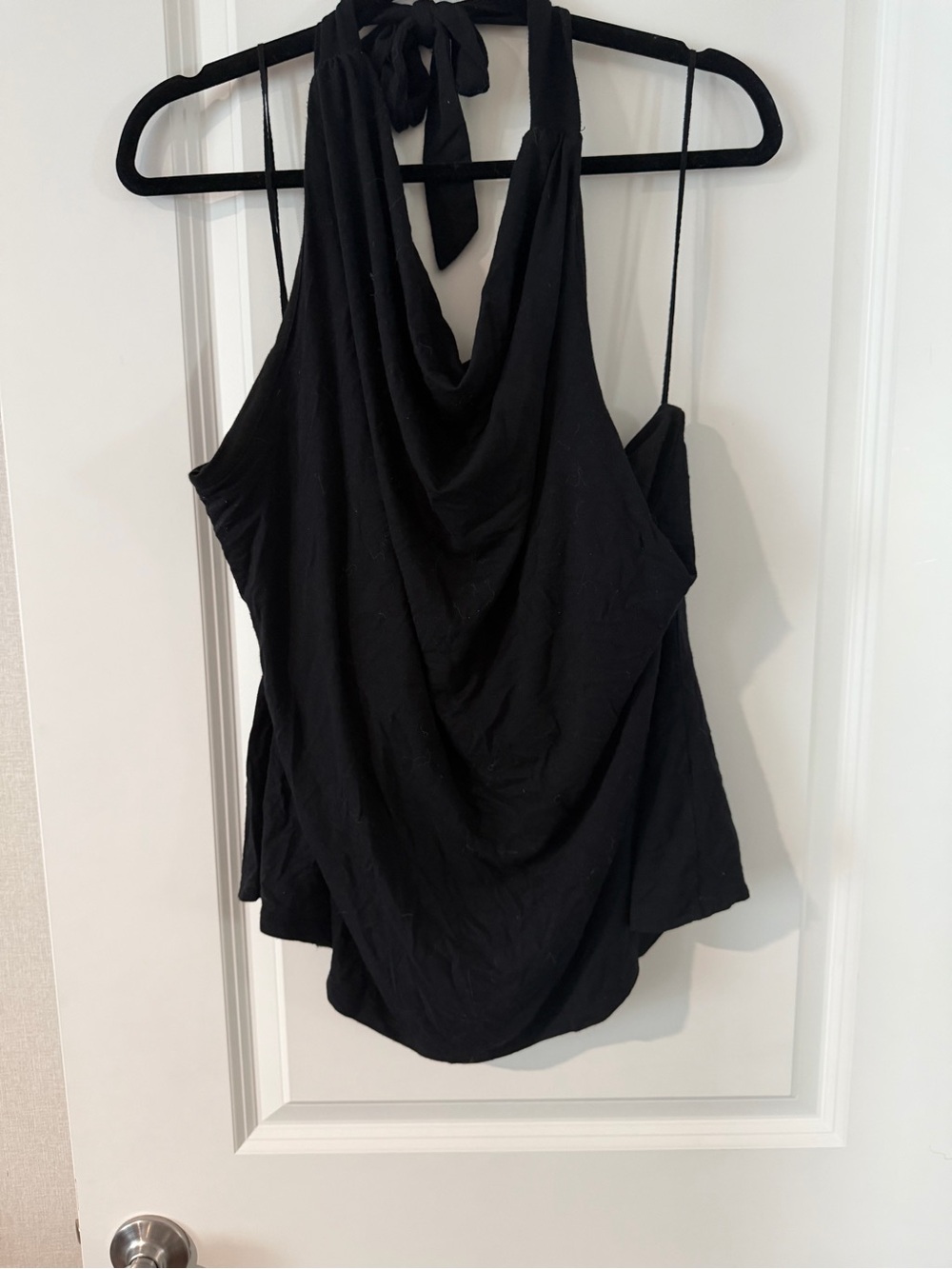 Black Halter Draped Women’s Top Old Navy Plus